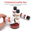 WUTA Leather Dye Professional Permanent Dye for Coloring Uncoated Vegetable Tanned Leather(30ml Flame Orange) view 3