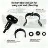Car steering wheel knob, ABS material with a smooth surface; universal 360-degree rotating steering wheel accessory; Suicide Knob suitable for cars, trucks, tractors, and boats view 2