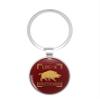 BKR Graphics Legio X Fretensis Boar Emblem Roman Legion Metal Double Sided Key Chain Keychain view 1