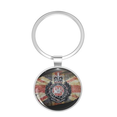 BKR Graphics 1 Royal School Of Military Engineering Regiment Metal Double Sided Key Chain Keychain