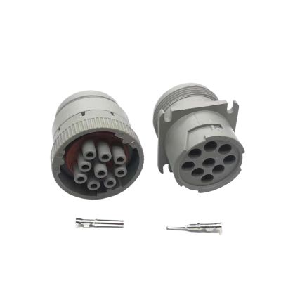 9 Pin Car Fault Computer Diagnostic HD10-9-96P Automobile Decoder Connector HD16-9-96S(Female Male)
