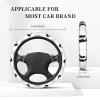 Anime Lovers Silhouette Car Elastic Steering Wheel Cover Universal 15 Inch Stretch Automotive Steering Wheel Protector Cover Anti Slip Breathable Novelty Cars Interior Accessory for Men Women view 3