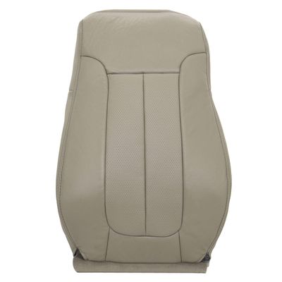Richmond Auto Upholstery - Passenger Side Lean Back Compatible with 2011-2014 Ford F-150 Lariat, Replacement Leather Seat Cover, Tan Perforated