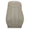 Richmond Auto Upholstery - Passenger Side Lean Back Compatible with 2011-2014 Ford F-150 Lariat, Replacement Leather Seat Cover, Tan Perforated view 1