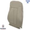 Richmond Auto Upholstery - Passenger Side Lean Back Compatible with 2011-2014 Ford F-150 Lariat, Replacement Leather Seat Cover, Tan Perforated view 2
