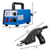 400W Tire Groover Machine, Rubber Tire Regroover Machine Tire Grooving Tool Iron Tire Groover Cutter with 10 pcs Blades Tire Groover Heated Machine for Rubber and Tires view 4