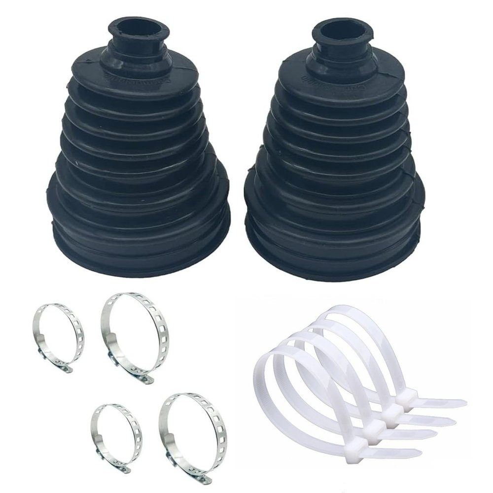 Universal CV Joint Boot Fits Shaft Size 19mm-24mm,CV Axle Boot Repair Kit Waterproof Dustproof (Black)