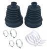 Universal CV Joint Boot Fits Shaft Size 19mm-24mm,CV Axle Boot Repair Kit Waterproof Dustproof (Black) view 1