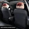 YzgWjBhd 1 PCS Car Seat Headrest Covers Print Universal Soft Anti-Dirty Protectors Cute Little Red Spider Elastic Automotive Head Rest Cover for Dust & Stain Protection view 2