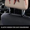 YzgWjBhd 1 PCS Car Seat Headrest Covers Print Universal Soft Anti-Dirty Protectors Cute Little Red Spider Elastic Automotive Head Rest Cover for Dust & Stain Protection view 3