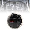 3 in 1 Electrical Tachometer Oil Pressure Gauge Water Temp Gauge 4 3/8in 6000rpm 0 to 10bar 40 to 120 7 Colors Backlit for RV Yacht Truck (Black Dial Silver Bezel) view 2