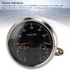 3 in 1 Electrical Tachometer Oil Pressure Gauge Water Temp Gauge 4 3/8in 6000rpm 0 to 10bar 40 to 120 7 Colors Backlit for RV Yacht Truck (Black Dial Silver Bezel) view 4