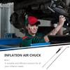 Straight Air Chuck Tire Inflator Nozzle Steel for Garage Maintenance view 3