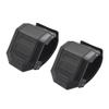 Rbanna1 2 Pcs Windshield Window Mounting Clamp Straps 2Pcs ABS, PVC Suitable For roll cage diameters from 1.5 inch to 2 inch round tubing view 4