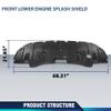 PIT66 Front Lower Engine Splash Shield Compatible with Toyota Highlander 2020-2023 TO1228286, 514410E180 view 4