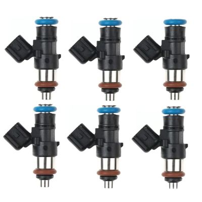 6 Pcs Fuel Injectors 0280158091 3.5L 3.7L Set of 6 Compatible with Ford Edge 2007 2008 2009 2010 2011,for Lincoln MKS 2009-2011,for Mazda 6 2009-2013 Vehicle,Replace OE ZZJ1-13-250A, FJ1000