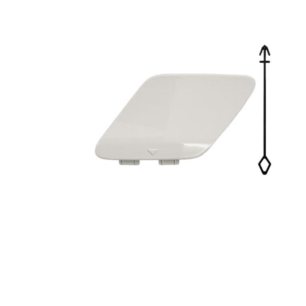 EQALIMVEL Tow Hook Cover Fit for BMW 4 Series F32 F33 F36 Rear Bumper Trailer Cover Rear Towing Hook Cover 51127363264 2014-2020 Auto Hook Cover(White)