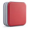 UENTIP CD Case for Car,48 Capacity DVD Case Portable Zipper Holder Large Storage CD Wallet CD Organizer Home Travel (red, 48) view 1