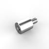 Gear Shift Lever Foot Peg Extension for Harley Davidson - Chrome Steel (Chrome-plated, 3/4'extension) view 3