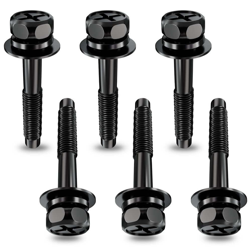 Wllead 41085 Engine Air Filter Box Cover Screw Bolts, Air Cleaner Fastener Compatible with Honda Civic CR-V Odyssey Element 90091-RAA-A00, 90091-P36-000, 41085 (6) Pcs