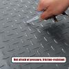1.5mm Thickness Rubber Garage Floor Mat, Water/Stain Resistant PVC Garage Mats, Floor PVC Rubber Non-Slip Floor Mats for Garage Warehouse Gyms,0.56m view 2