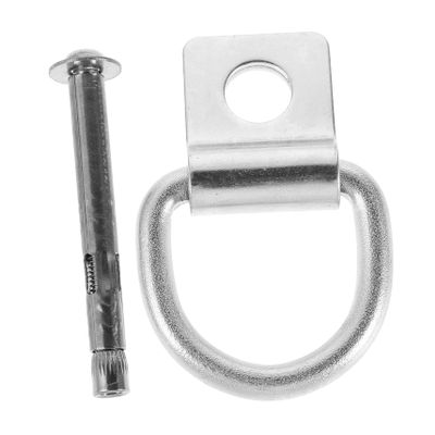 BUGUUYO Heavy Duty V-Shaped D-Rings Cargo Tie Down Hooks Stainless Steel Trailer Anchors for Truck Bed Cargo Management Easy Installation Versatile Use Trailers and Trucks