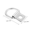 BUGUUYO Heavy Duty V-Shaped D-Rings Cargo Tie Down Hooks Stainless Steel Trailer Anchors for Truck Bed Cargo Management Easy Installation Versatile Use Trailers and Trucks view 2