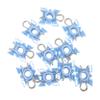 Mobestech 10pcs Auto Glass Buckle Window Clips Glass Mounting Clip Slider Clamp Adjuster view 1