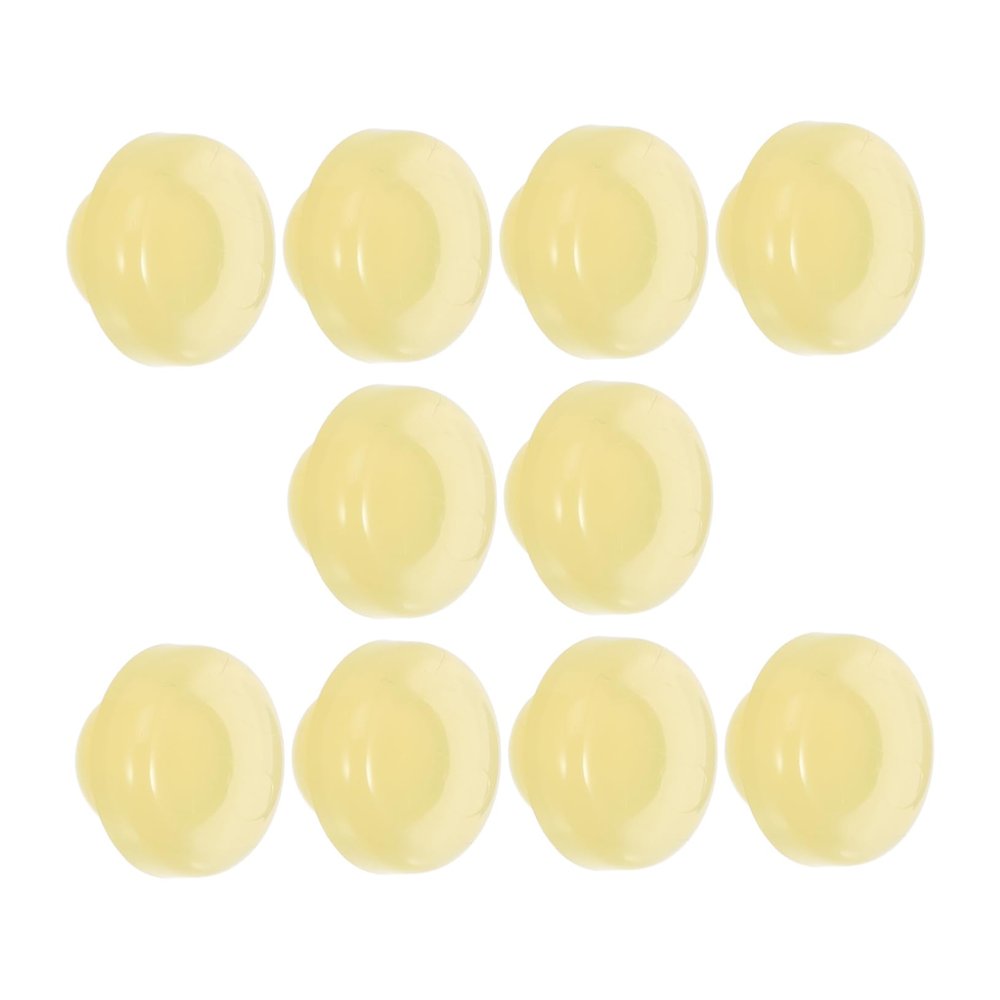FUNOMOCYA 10pcs Fit Brake Pedal Stop Pad Replacement Pad for Auto Parts Enhance Braking Efficiency