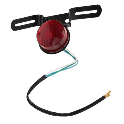 Motorcycle Tail Light Assembly Brake Running Light Metal Retro