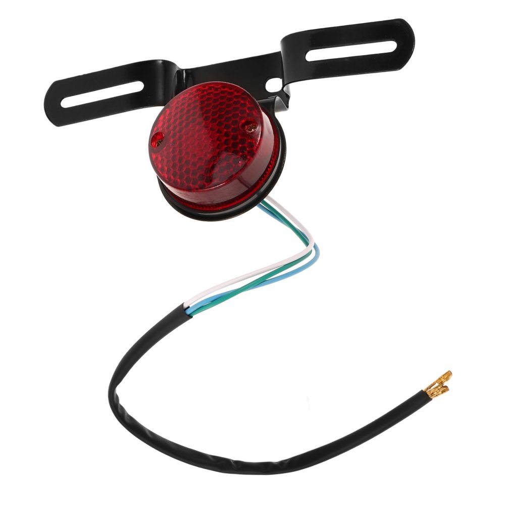 Motorcycle Tail Light Assembly Brake Running Light Metal Retro