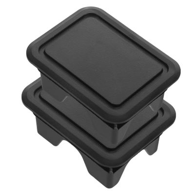 OUNONA 2pcs Car Truck Accessory Truck Bed Rail Protectors Car Bed Rail End Caps Hole Covers for Ram