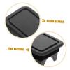 OUNONA 2pcs Car Truck Accessory Truck Bed Rail Protectors Car Bed Rail End Caps Hole Covers for Ram view 3
