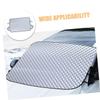 Beatifufu Windshield Cover for Cars Automotive Frost Shield Easy Installation Snow Protector for Windshields Compact Design Prevents Frost Snow Accumulation view 3