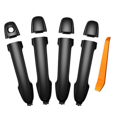 nifeida Pack of 4 Exterior Door Handle for Toyota Camry 2012 2013 2014 2015 2016 2017 Front Rear Left Driver & Right Passenger Side Replace 6921106090-Black