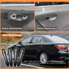 nifeida Pack of 4 Exterior Door Handle for Toyota Camry 2012 2013 2014 2015 2016 2017 Front Rear Left Driver & Right Passenger Side Replace 6921106090-Black view 2