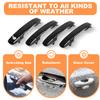 nifeida Pack of 4 Exterior Door Handle for Toyota Camry 2012 2013 2014 2015 2016 2017 Front Rear Left Driver & Right Passenger Side Replace 6921106090-Black view 4