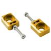 PowerMotor 13mm 0.51" Axle Block,CNC Chain Tensioner Adjuster Repalcement for Surron Light Bee S X Segway X160 X260 Electric Dirt Bike Ebike-Gold view 1