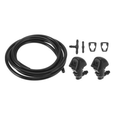 INFINAUTO Windshield Washer Nozzle Kit for Honda Pilot 09-14 No.76810SZAA01ZA with Gaskets t Hose Connector,Straight Hose Connector Fluid Hose