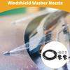 INFINAUTO Windshield Washer Nozzle Kit for Honda Pilot 09-14 No.76810SZAA01ZA with Gaskets t Hose Connector,Straight Hose Connector Fluid Hose view 2