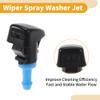 INFINAUTO Windshield Washer Nozzle Kit for Chrysler 300 05-10 No.8532126020 with Gaskets t Hose Connector,Straight Hose Connector,Y Hose Connector view 4