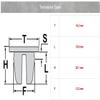 30 x Interior Liner Fixing Clips | 94854203 90189-06028 view 2
