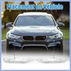 PARSLUCK 1 Pair Left Right Side Car Front Bumper Mounting Support Bracket No.51117134097/51117134098 for BMW 328i Base 3.0L L6 - Gas 2007-2012 Stable view 4