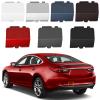 TOPUS Rear Bumper Tow Hook Cover for Mazda 6 Atenza 2013 2014 2015 2016 2017 Towing Eye Cap Trailer Hitch Cover GJR9-50-EL1-51 GJR9-50-EK1-51 (Silver, Left Driver Side) view 1