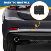 TOPUS Rear Bumper Tow Hook Cover for Mazda 6 Atenza 2013 2014 2015 2016 2017 Towing Eye Cap Trailer Hitch Cover GJR9-50-EL1-51 GJR9-50-EK1-51 (Silver, Left Driver Side) view 4