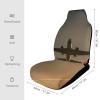 Car Seat Protectors Bright Daylight Aircraft Printed Car Seat Cover Waterproof Easy to Install for Most Cars Babies and Pets view 2