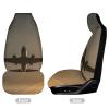 Car Seat Protectors Bright Daylight Aircraft Printed Car Seat Cover Waterproof Easy to Install for Most Cars Babies and Pets view 3