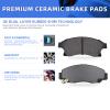 LODGE Ceramic Brake Pads Set 8PCS Front & Rear Disc Brake Pad Set for Cadillac Escalade ESV EXT, for Chevy Avalanche Silverado Suburban 1500, for GMC Sierra 1500, for GMC Yukon, Low Noise D785 D834 view 4
