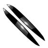 Zhisheng Car Headlight Cover Decorations Headlight Eyelid Eyebrow Cover Trim Glossy Black for VW Golf MK4 1997-2005 view 1