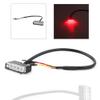 Cnonee1 Bike Amber LED License Plate Holder 12V Light Red For Universal Motorcycle view 3